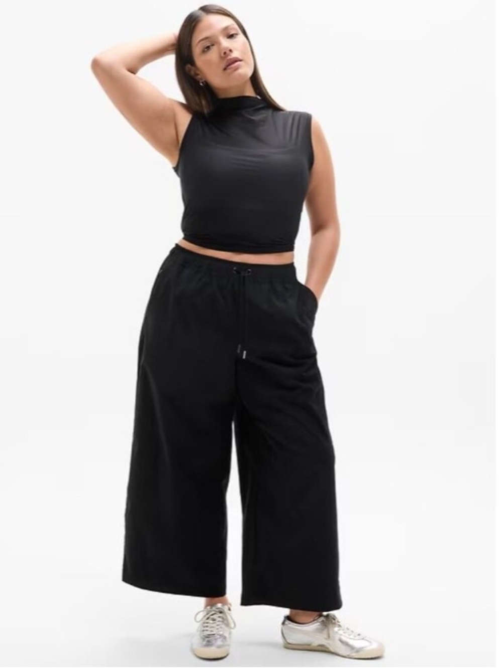 Athleta Midday Mid Rise Crop Poplin Pant Size XL - Picture 10 of 10